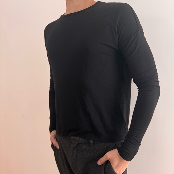 KOIIAR THE OVERSIZE LONG SLEEVE SHIRT IN BLACK - S - Picture 4 of 15